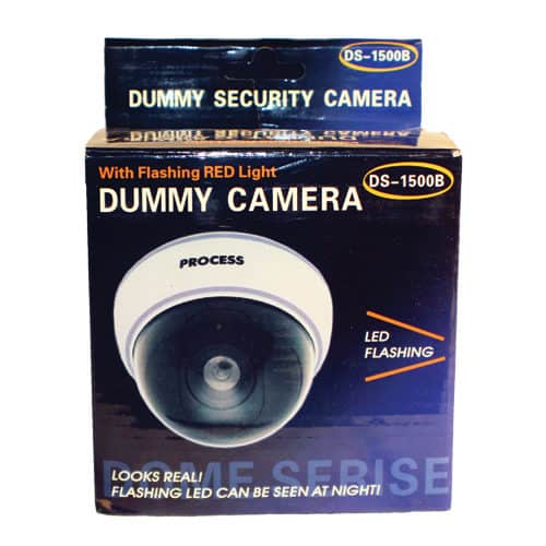 Dummy Dome Camera With LED, White Body Package Dummy Dome Camera With LED, White Body Package