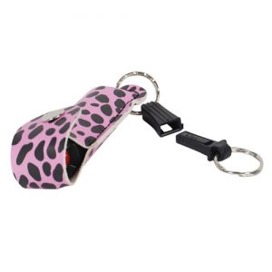 Cheetah Black/Pink - quick release keychain Cheetah Black/Pink - quick release keychain
