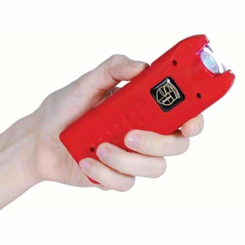 MultiGuard Stun Gun Alarm and Flashlight with Built in Charger Red Hand Held View MultiGuard Stun Gun Alarm and Flashlight with Built in Charger Red Hand Held View