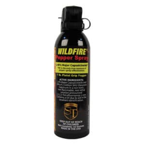 WildFire 1.4% MC 1lb pepper spray pistol grip fogger Front View