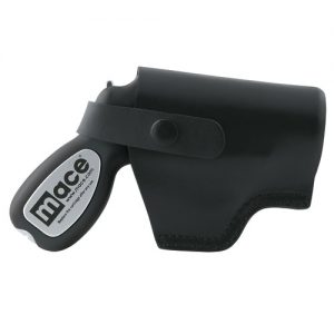 Mace® Pepper Gun Leather Holster in Use Mace® Pepper Gun Leather Holster in Use